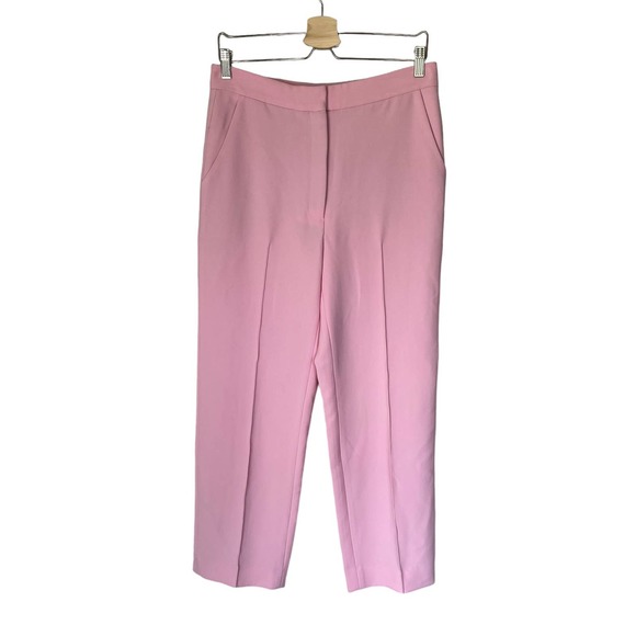 Lela Rose Pants - Lela Rose Stretch Twill Demi Crop Pants in Orchid Pink Size 8